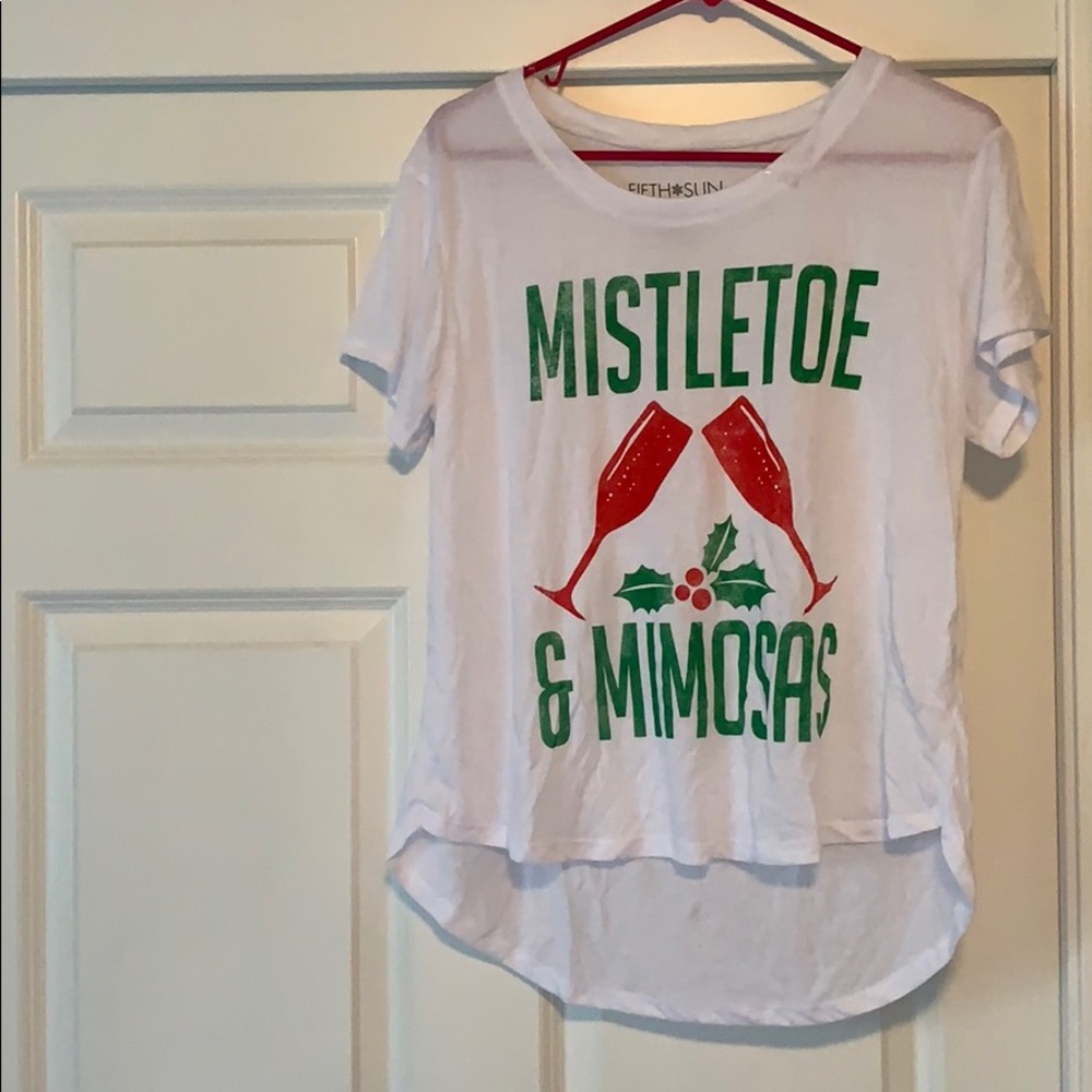 Christmas hi-lo top